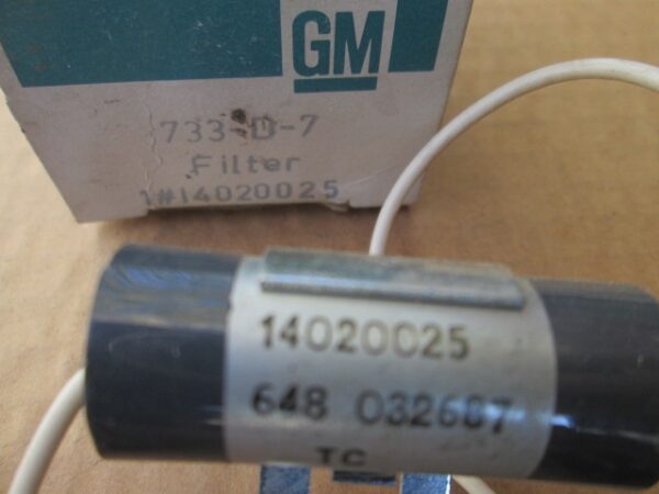 75-91 NOS Corvette Tachometer Filter GM # 14020025