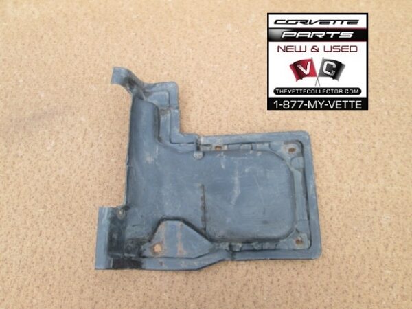 72-73 Corvette Seat Belt Retractor Floor Cover LH- USED GM # 3996881