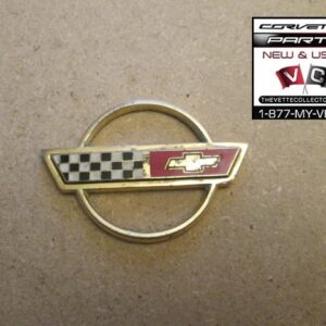 84-89 Corvette Emblem- Gold Horn Button- USED GM # 9769809