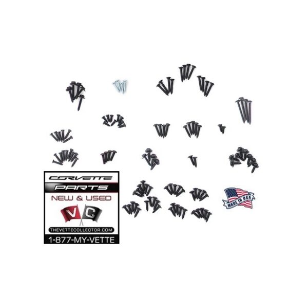 94-96 Corvette Interior Screw Kit- 114 Piece