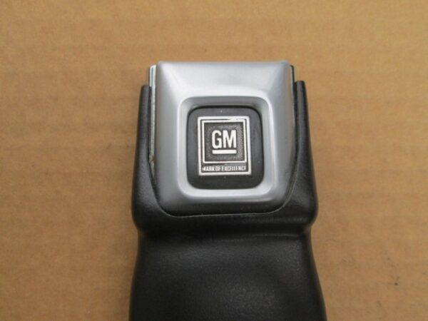 84-96 Corvette Seat Belt Buckle with Sleeve LH BLACK- USED