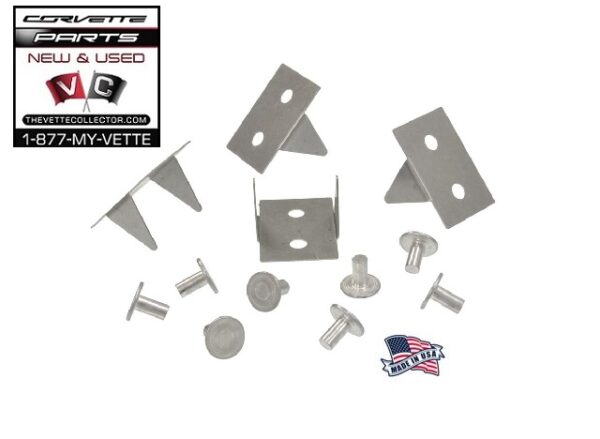63-76 Corvette Transmission Tunnel Retainer Kit GM # 3834985