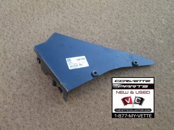 68-74 NOS Corvette Firewall Splash Shield RH GM # 3914340