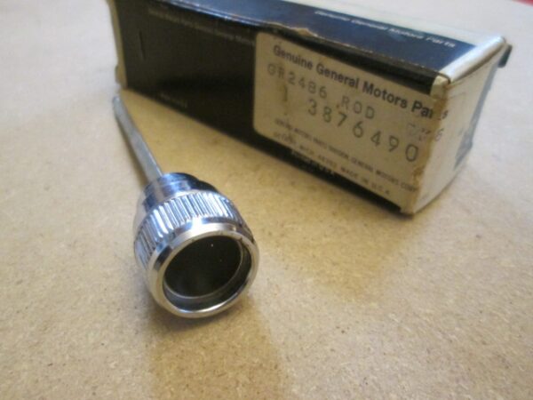 66 NOS Corvette Headlight Switch Knob & Rod GM # 3876490